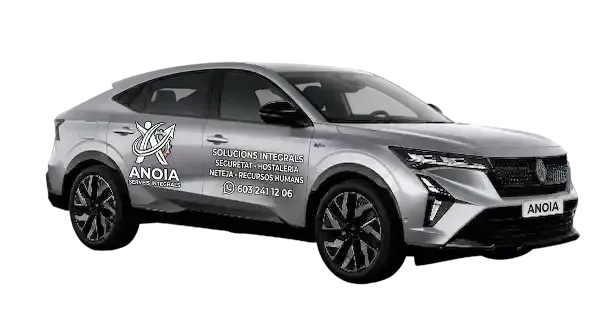 Vehicle Kia d'ANOIA amb retolació corporativa